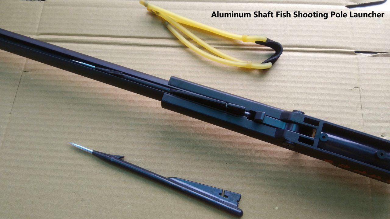 Aluminum Shaft Fish Shooting Pole Launcher slingshotmarksman