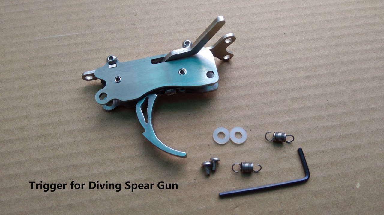 Trigger for Diving Speargun Full 304 Stainless Steel Fits to 7MM