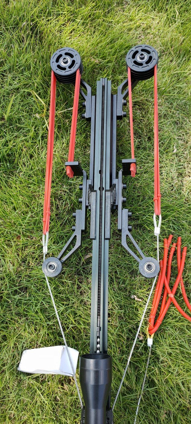 9ST Semi Automatic 40BB SlingBow Plastic Butt Ammo Dart Ball 8MM FULL