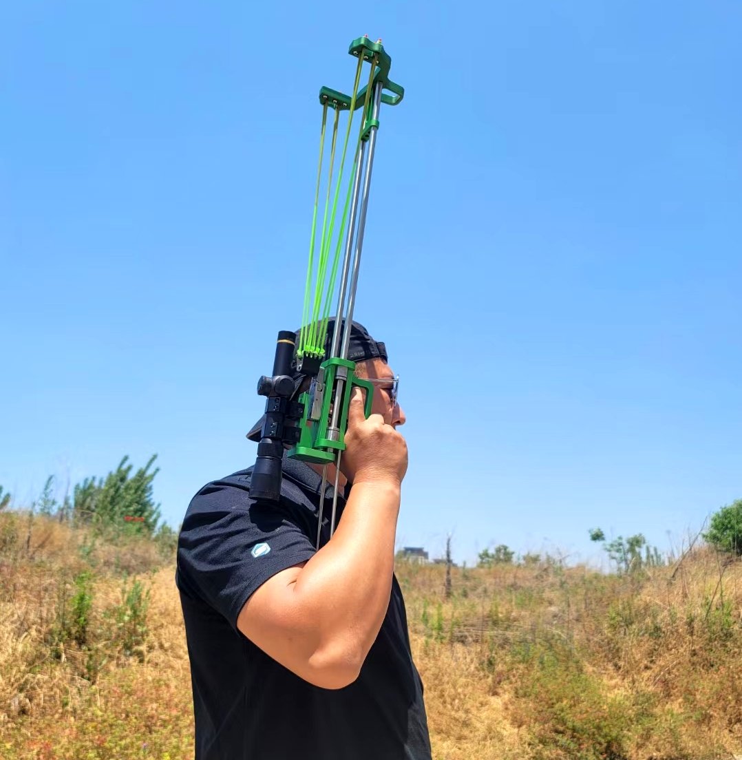 Flymars 2035 Mini Hunting Slingshot Rifle 60CM Pulling Power Newest Version slingshotmarksman