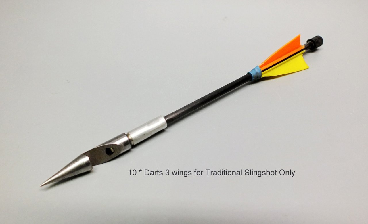10 PCS Mini Darts & Arrows for Traditional slingshot Only Bands Pulling by Hands 10 PCS Mini Darts & Arrows for Traditional slingshot Only Bands Pulling by Hands