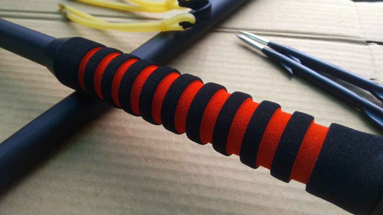 Aluminum Shaft Fish Shooting Pole Launcher slingshotmarksman