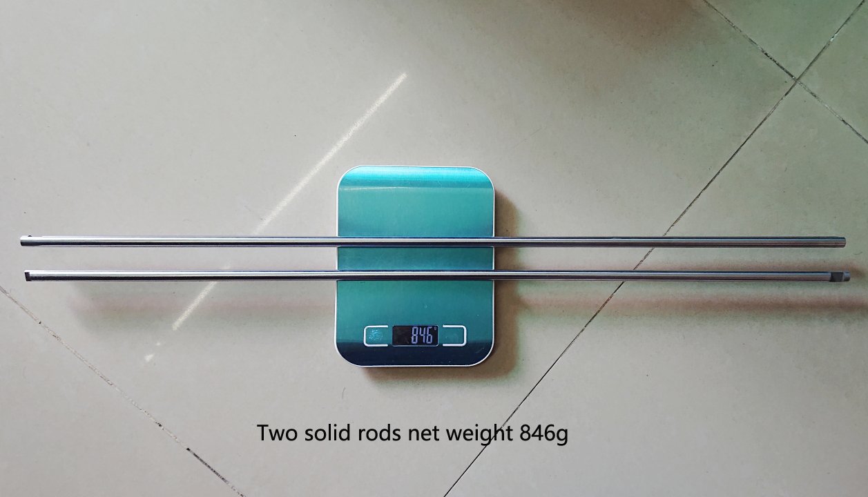 Length 70cm Double Solid Rods for Flymars 2021 Hunting slingshot Rifle only slingshotmarksman