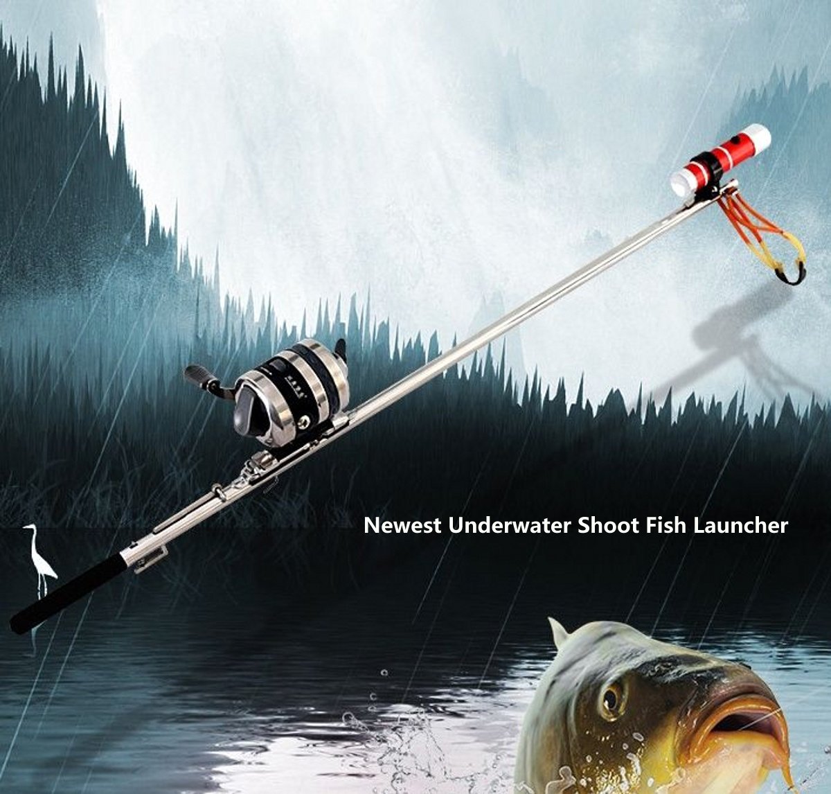 Newest Underwater Shoot Fish Launcher Easy Design Effective Safe for